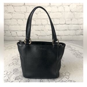 PURSE - Women's Liz Claiborne Black Vegan Leather Mini Purse.